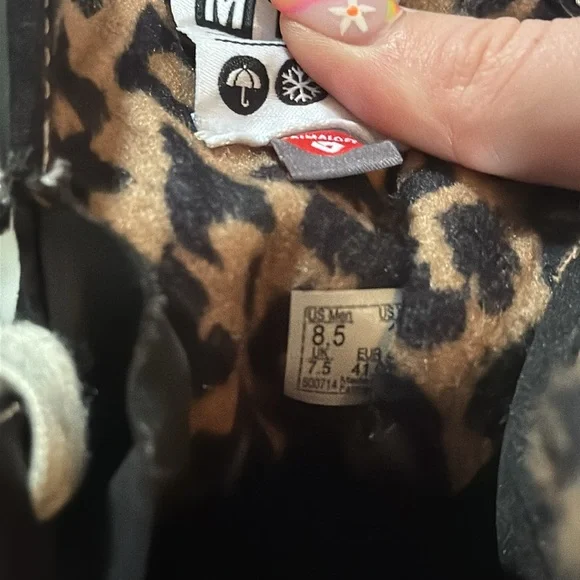 Vans Ultra Crush Leopard Lined Suede Skater High Tops Men’s 8.5 - Picture 13 of 13